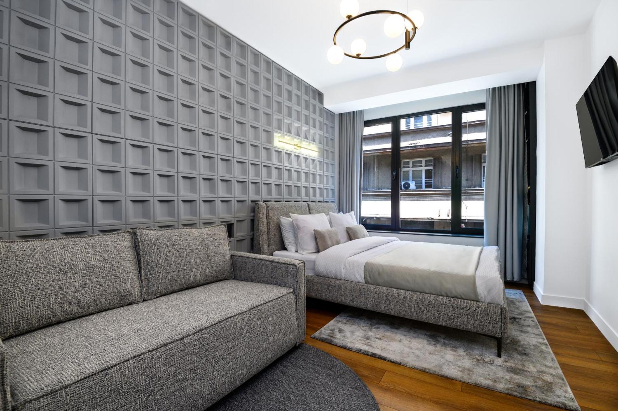 Urban Downtown Luxury Rooms And Suites Belgrado Exterior foto